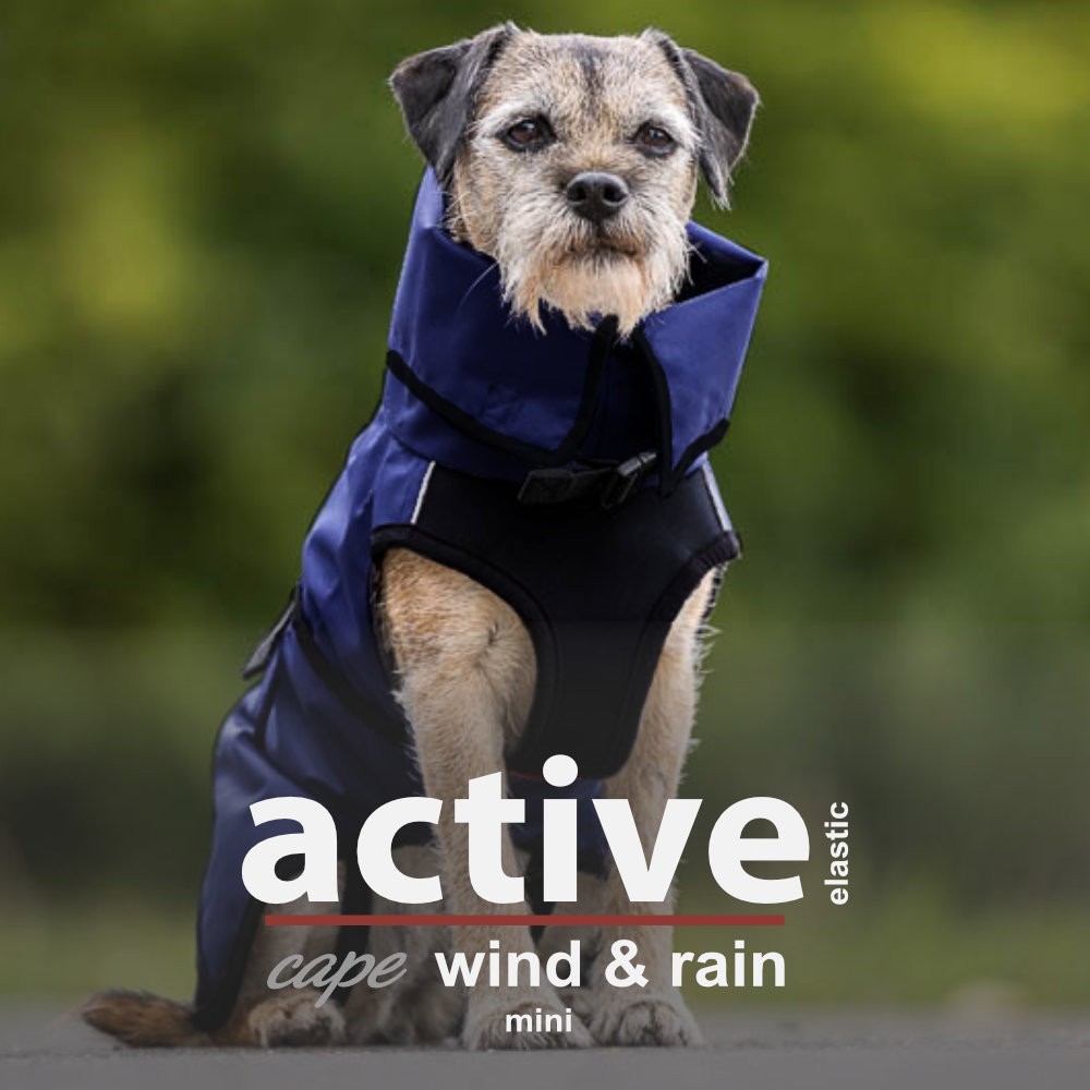 Active Cape Elastic Wind & Rain Mini dark blue