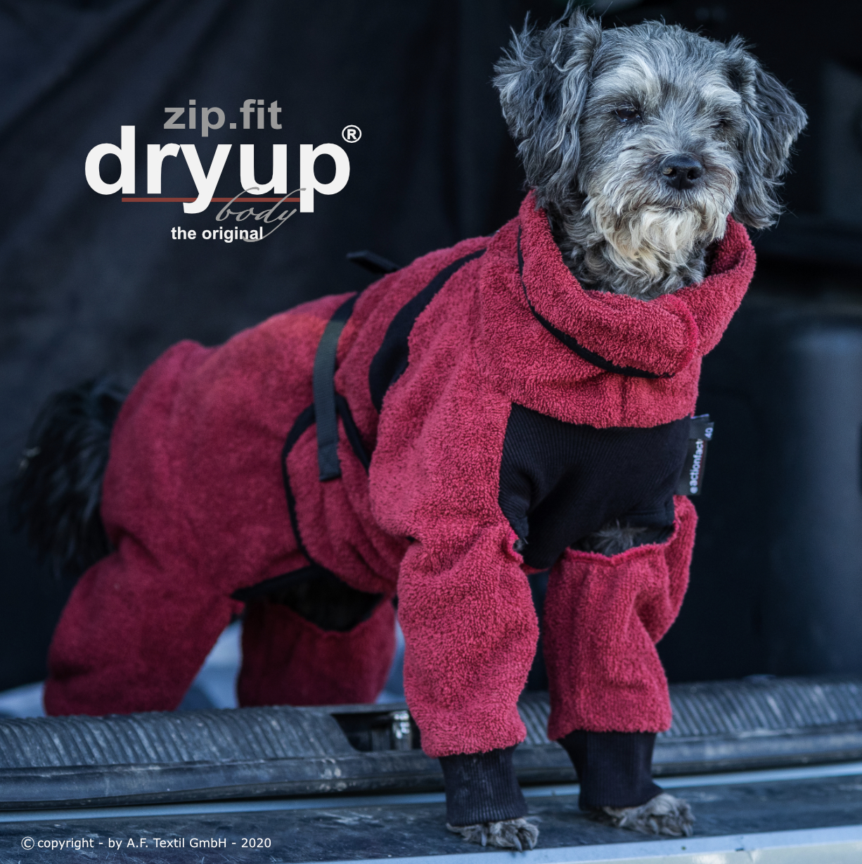 Dryup® body zip.fit® bordeaux Mini