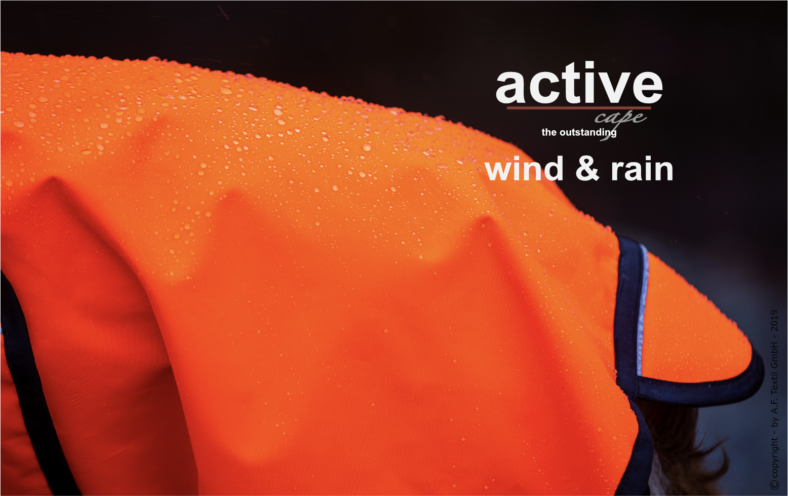 ACTIVE cape WIND & RAIN MINI Orange