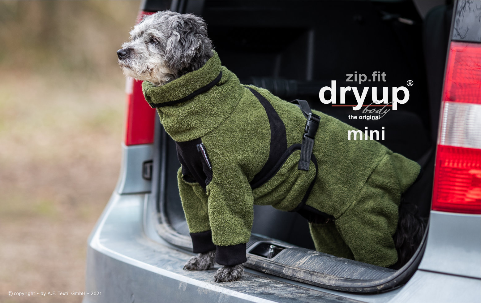 Dryup® body zip.fit® moos Mini
