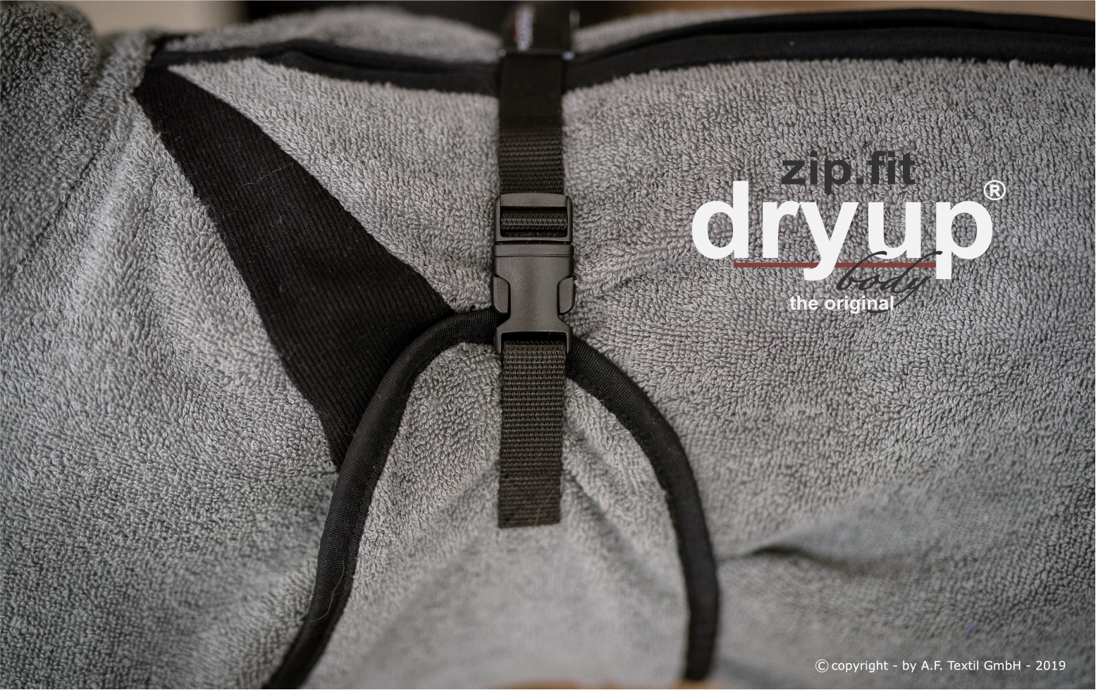 Dryup® body zip.fit® grey