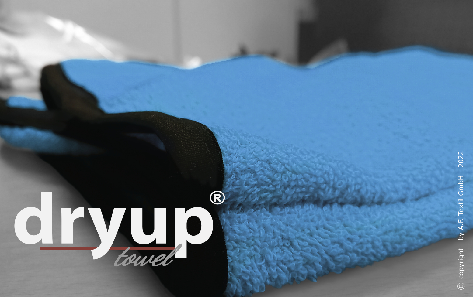 Dryup® towel cyan